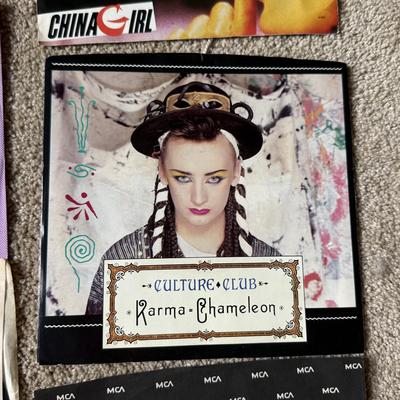 LOT 232K: Vintage 45s: Elvis, David Bowie, George Michael & Elton John