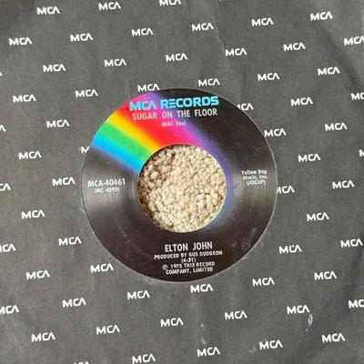 LOT 232K: Vintage 45s: Elvis, David Bowie, George Michael & Elton John