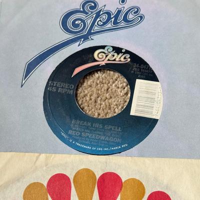 LOT 233K: Vintage 45s: Rolling Stones, Queen, Styx & More
