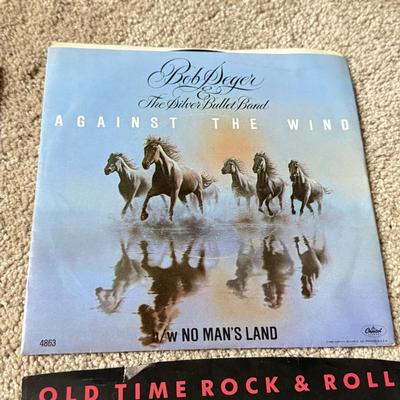 LOT 235K: Vintage 45s: Bruce Springsteen, Bob Seger & More