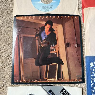 LOT 235K: Vintage 45s: Bruce Springsteen, Bob Seger & More