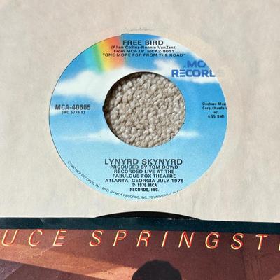 LOT 235K: Vintage 45s: Bruce Springsteen, Bob Seger & More