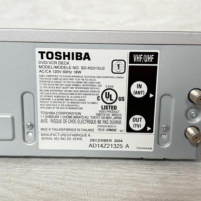 LOT 236D: Toshiba DVD/VCR Deck Model SD-K531SU2