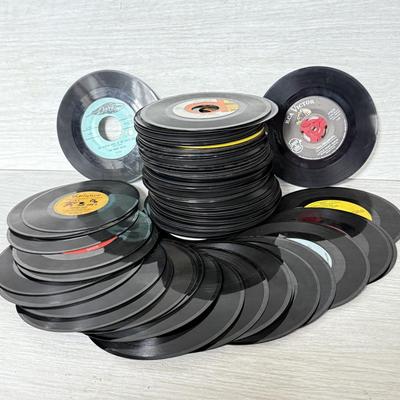 LOT 237D: Collection of Vintage 45s without Sleeves