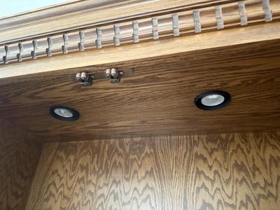 LOT 239L: Pennsylvania House Glass Front Cabinet