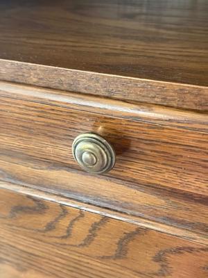 LOT 240L: Pennsylvania House Drop Front Desk / Bookshelf