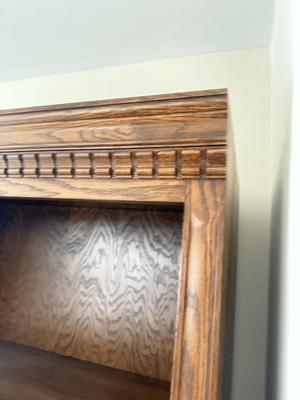 LOT 240L: Pennsylvania House Drop Front Desk / Bookshelf