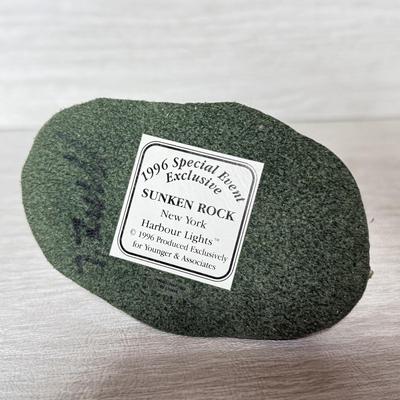 LOT 272D: Harbor Lights Lighthouses: West Quoddy Head Maine #103, Rose Island Rhode Island #616 & 1996 Special Event Exclusive Sunken...