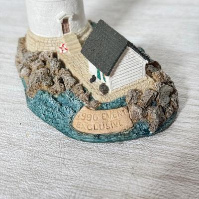 LOT 272D: Harbor Lights Lighthouses: West Quoddy Head Maine #103, Rose Island Rhode Island #616 & 1996 Special Event Exclusive Sunken...