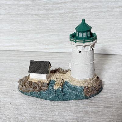 LOT 272D: Harbor Lights Lighthouses: West Quoddy Head Maine #103, Rose Island Rhode Island #616 & 1996 Special Event Exclusive Sunken...