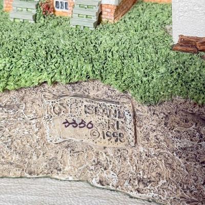 LOT 272D: Harbor Lights Lighthouses: West Quoddy Head Maine #103, Rose Island Rhode Island #616 & 1996 Special Event Exclusive Sunken...