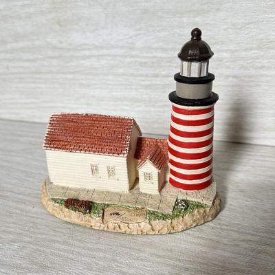 LOT 272D: Harbor Lights Lighthouses: West Quoddy Head Maine #103, Rose Island Rhode Island #616 & 1996 Special Event Exclusive Sunken...