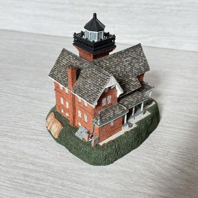 LOT 273D: Harbor Lights Lighthouses: Society Exclusive Sea Girt New Jersey #509, Cape May NJ #168 & Sandy Hook NJ #104