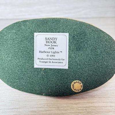 LOT 273D: Harbor Lights Lighthouses: Society Exclusive Sea Girt New Jersey #509, Cape May NJ #168 & Sandy Hook NJ #104