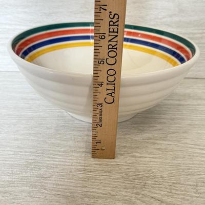 LOT 274K: Le Creuset Utensil Holder & Collection of Bowls: CCC Made in Italy & Denby