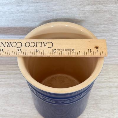 LOT 274K: Le Creuset Utensil Holder & Collection of Bowls: CCC Made in Italy & Denby