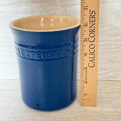 LOT 274K: Le Creuset Utensil Holder & Collection of Bowls: CCC Made in Italy & Denby