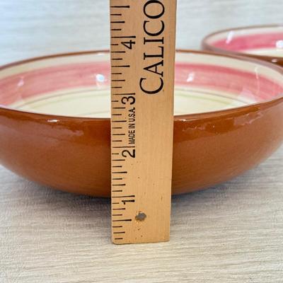 LOT 275K: Vintage Stangl Pottery Wild Rose Bowls