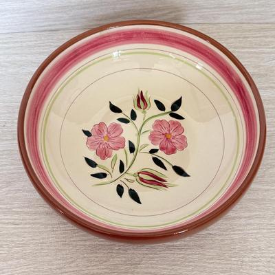 LOT 275K: Vintage Stangl Pottery Wild Rose Bowls