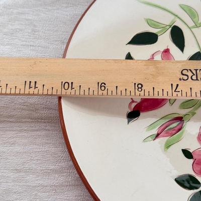 LOT 276K: Vintage Stangl Pottery Wild Rose Plates