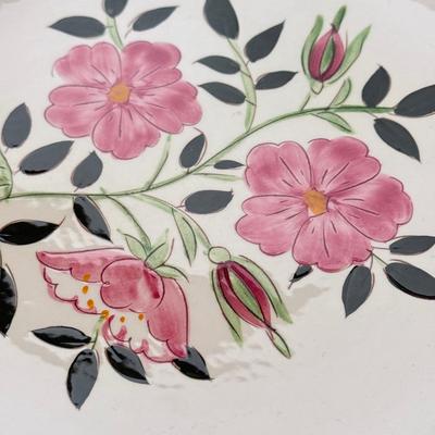 LOT 276K: Vintage Stangl Pottery Wild Rose Plates
