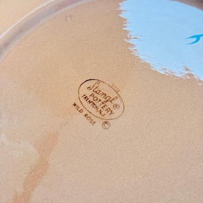 LOT 276K: Vintage Stangl Pottery Wild Rose Plates