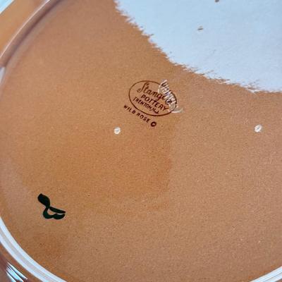 LOT 276K: Vintage Stangl Pottery Wild Rose Plates