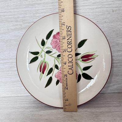 LOT 276K: Vintage Stangl Pottery Wild Rose Plates