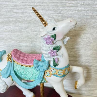 LOT 279D: Lenox Carousel Horse & Unicorn