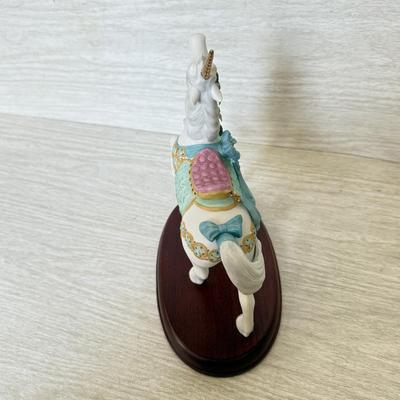 LOT 279D: Lenox Carousel Horse & Unicorn