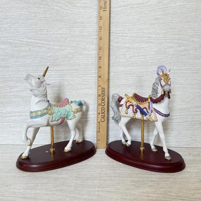 LOT 279D: Lenox Carousel Horse & Unicorn
