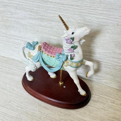 LOT 279D: Lenox Carousel Horse & Unicorn