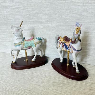 LOT 279D: Lenox Carousel Horse & Unicorn