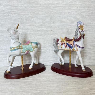 LOT 279D: Lenox Carousel Horse & Unicorn