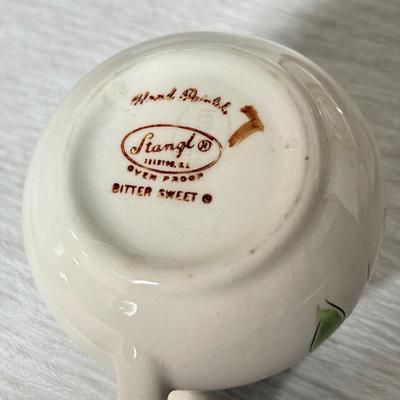 LOT 282D: Vintage Stangl Pottery Hand Painted Bitter Sweet Dishes