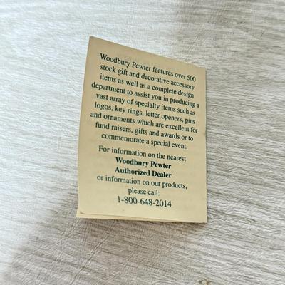 LOT 283K: Woodbury Pewter Tea Pot & Pitcher w/ 1985 Danforth Pewter Bowl