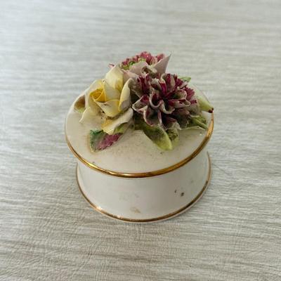 LOT 284K: Vintage China Collection: Royal Doulton "Linda" & "Darling," Crown Floral Trinket Box, Stangl Flower...