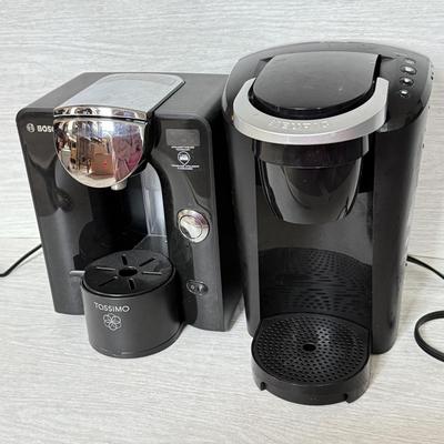 LOT 285K: Single Serve Coffee Makers: Keurig K-Compact K35 & Bosch Tassimo