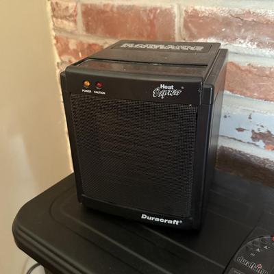 LOT 288F: Duracraft Corp. Air Heater Model CZ-308 & Duraflame Electric Fireplace Model DFS-550-22