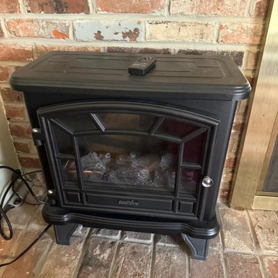 LOT 288F: Duracraft Corp. Air Heater Model CZ-308 & Duraflame Electric Fireplace Model DFS-550-22