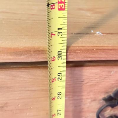 LOT 292F: Rustic Wood Side Table w/ Drawer