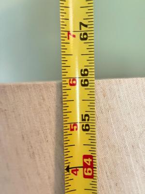 LOT 300F: Metal Base Leaf Design Floor Lamp (68")