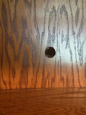 LOT 301F: Pennsylvania House Electronic Cabinet / Bookshelf