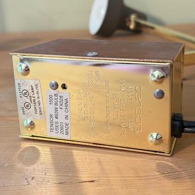 LOT 302F: Brass Vintage Office Lamps & Magnifying Glasses