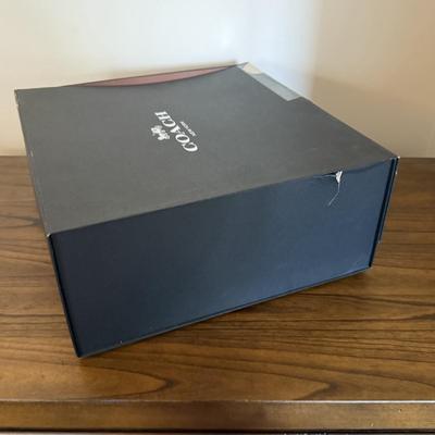 LOT 303L: Coach New York Gift Boxes & Cloth Bags