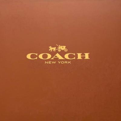 LOT 303L: Coach New York Gift Boxes & Cloth Bags