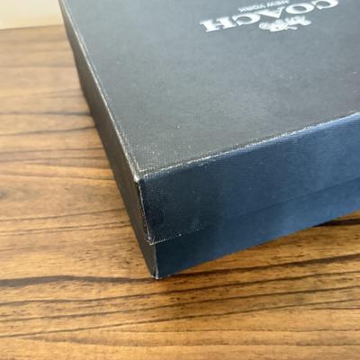 LOT 304D: Coach New York Gift Boxes & Cloth Bags