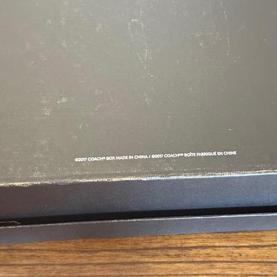 LOT 304D: Coach New York Gift Boxes & Cloth Bags