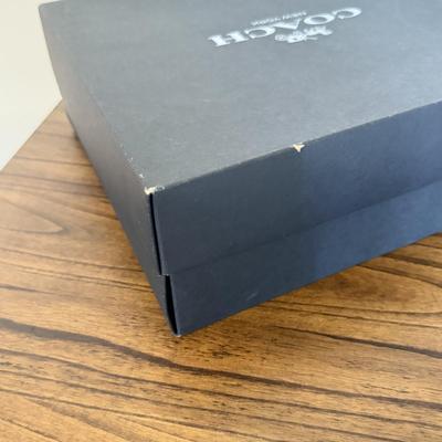 LOT 304D: Coach New York Gift Boxes & Cloth Bags