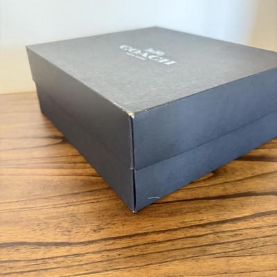 LOT 304D: Coach New York Gift Boxes & Cloth Bags